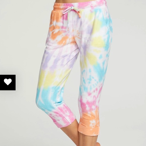 CHASER COZY KNIT CROPPED ROLL HEM JOGGER NWT - Picture 2 of 8